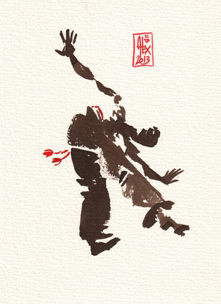 Encres : Capoeira – 378 [ #capoeira #watercolor #illustration]
