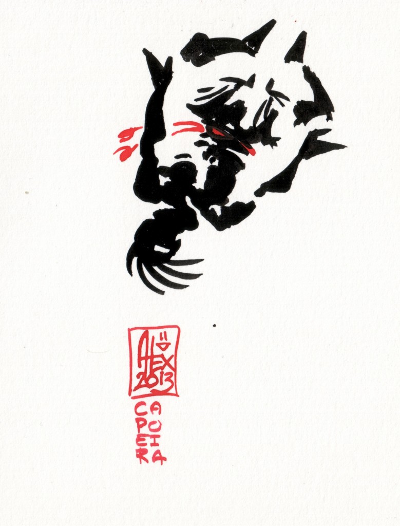 Encres : Capoeira – 391 [ #capoeira #watercolor #illustration]