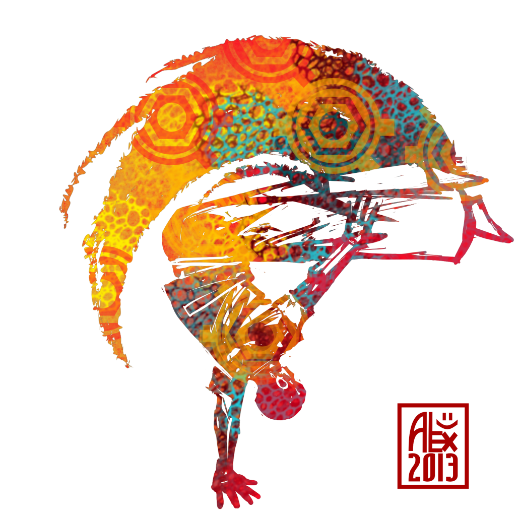 Encres : Capoeira – 527 [ #capoeira #digital #illustration] Illustration digitale sans fond/ Digital painting without background 14.8 x 21 cm / 5.8 x 8.3 in
