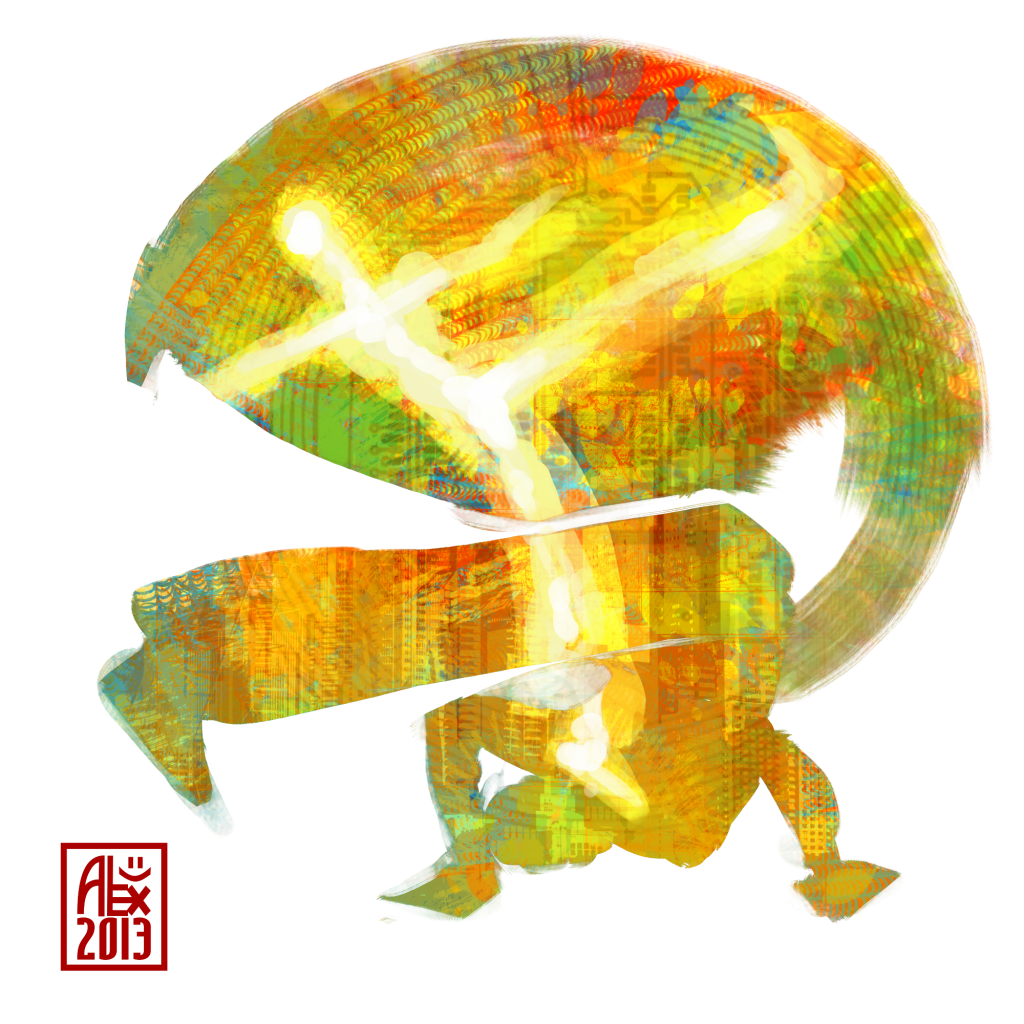 Encres : Capoeira – 530 [ #capoeira #digital #illustration] Illustration digitale sans fond/ Digital painting without background