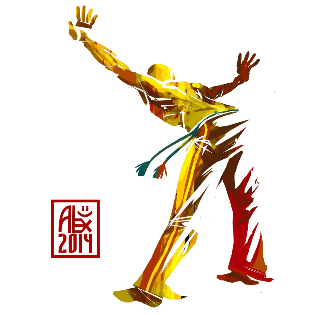 Encres : Capoeira – 617 [ #capoeira #mypaint #illustration] Image digitale / Digital image 2000 x 2000 px