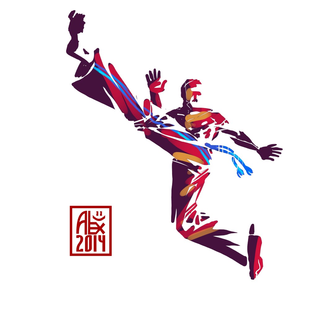 Encres : Capoeira – 619 [ #capoeira #mypaint #illustration] Image digitale / Digital image 2000 x 2000 px