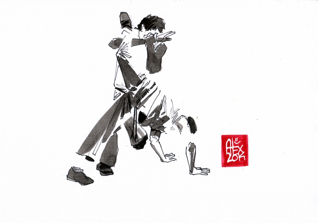 Illustration : Capoeira – 672 [ #capoeira #watercolor #illustration] aquarelle sur papier 180gr / watercolor on paper 180gr 21x 29.7 cm / 8.3 x 11.7 in
