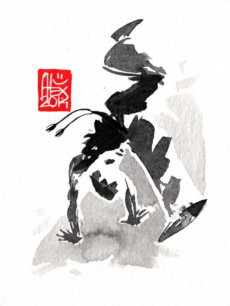 Illustration : Capoeira – 709 [ #capoeira #watercolor #illustration] aquarelle sur papier 325gr / watercolor on paper 325gr 12 x 16 cm / 4.7 x 6.30 in