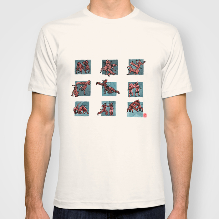 Capoeira 510+ T-shirt by Alexandre Guillaume on society6