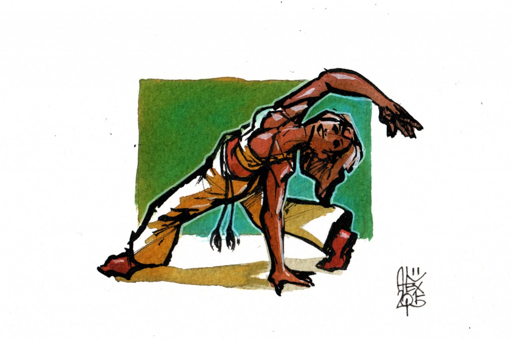 Aquarelle sur papier 300gr / watercolor on paper 300gr 10.5 x 14.8 cm / 4.1 x 5.8 in