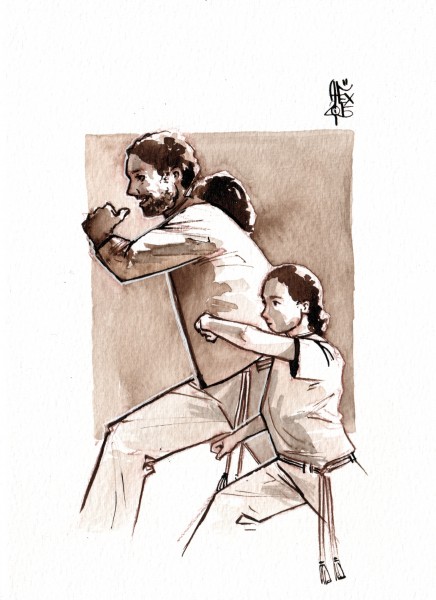 Aquarelle sur papier 300gr / watercolor on paper 300gr 21 x 14.8 cm / 8.26 x 5.8 in