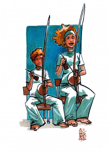 Aquarelle sur papier 300gr / watercolor on paper 300gr 21 x 14.8 cm / 8.26 x 5.8 in