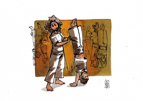 Aquarelle sur papier 300gr / watercolor on paper 300gr 21 x 14.8 cm / 8.26 x 5.8 in