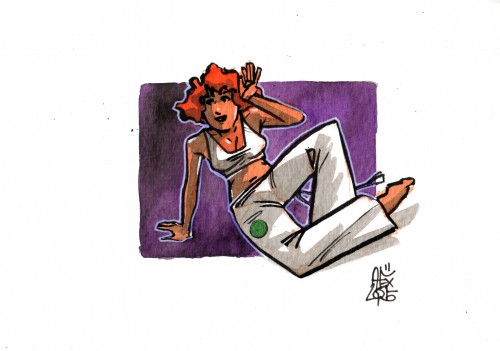 Aquarelle sur papier 300gr / watercolor on paper 300gr 10.5 x 14.8 cm / 4.1 x 5.8 in