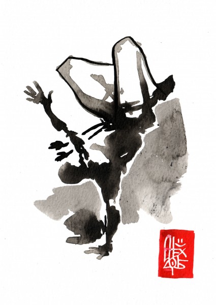 Aquarelle sur papier 300gr / watercolor on paper 300gr 10.5 x 14.8 cm / 4.1 x 5.8 in