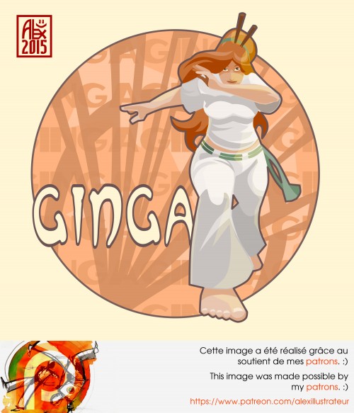 Illustration Digitale faite avec Mypaint & Inkscape / Digital illustration made with Mypaint & Inkscape
