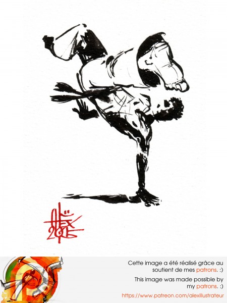 Aquarelle sur papier 300gr / watercolor on paper 300gr 10.5 x 14.8 cm / 4.1 x 5.8 in