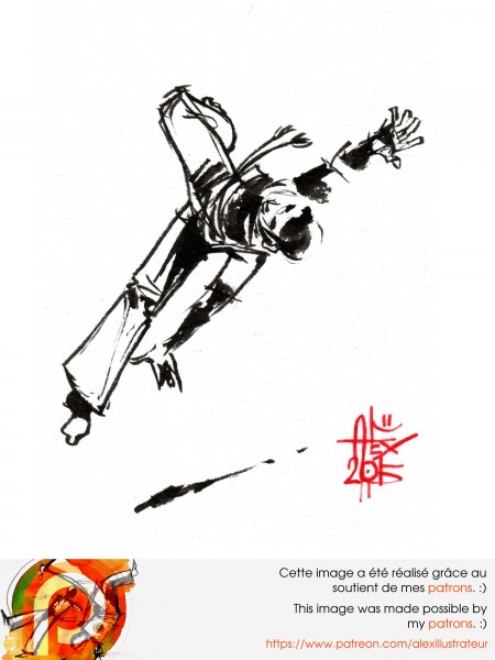 Aquarelle sur papier 300gr / watercolor on paper 300gr 10.5 x 14.8 cm / 4.1 x 5.8 in