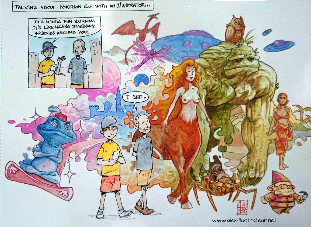 Pokemon go Vs imagination !