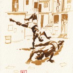 Encres : Capoeira – 336 [ #capoeira #watercolor #illustration]