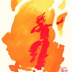 Encres : Capoeira – 349 [ #capoeira #watercolor #illustration]