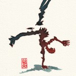 Encres : Capoeira – 356 [ #capoeira #watercolor #illustration]