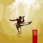 Illustration : Capoeira – 369 [ #capoeira #vectoriel #illustration]