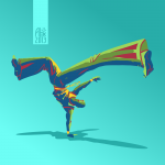 Illustration : Capoeira – 371 [ #capoeira #vectoriel #illustration]