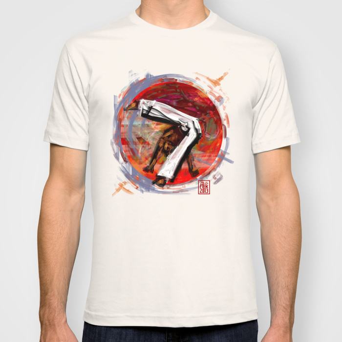Capoeira 545 T-shirt by Alexandre Guillaume