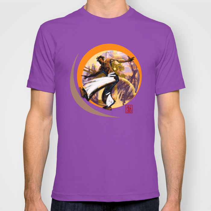 Capoeira 546 T-shirt by Alexandre Guillaume