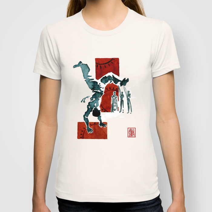 Capoeira 554 T-shirt by Alexandre Guillaume