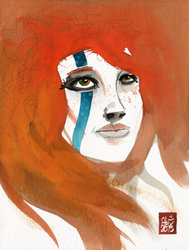 aquarelle sur papier 325gr / watercolor on paper 325gr 24 x 32 cm / 9.4 x 12.6 in