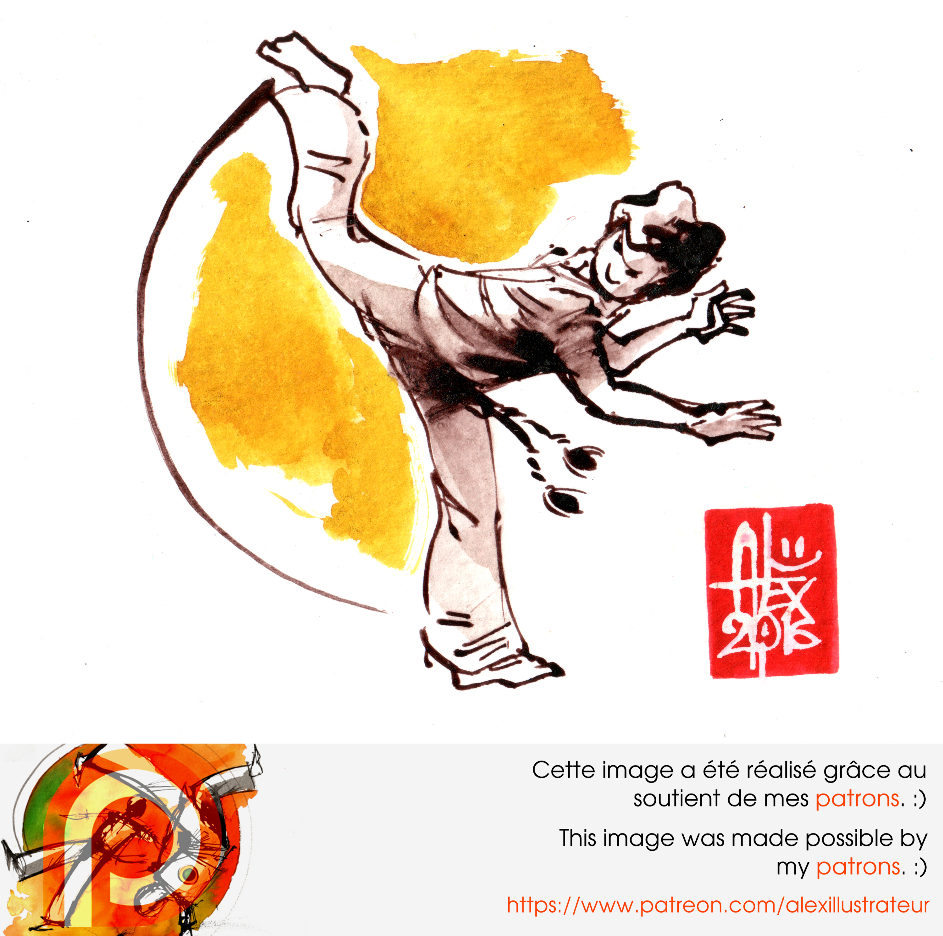 Illustration : Capoeira – 1002