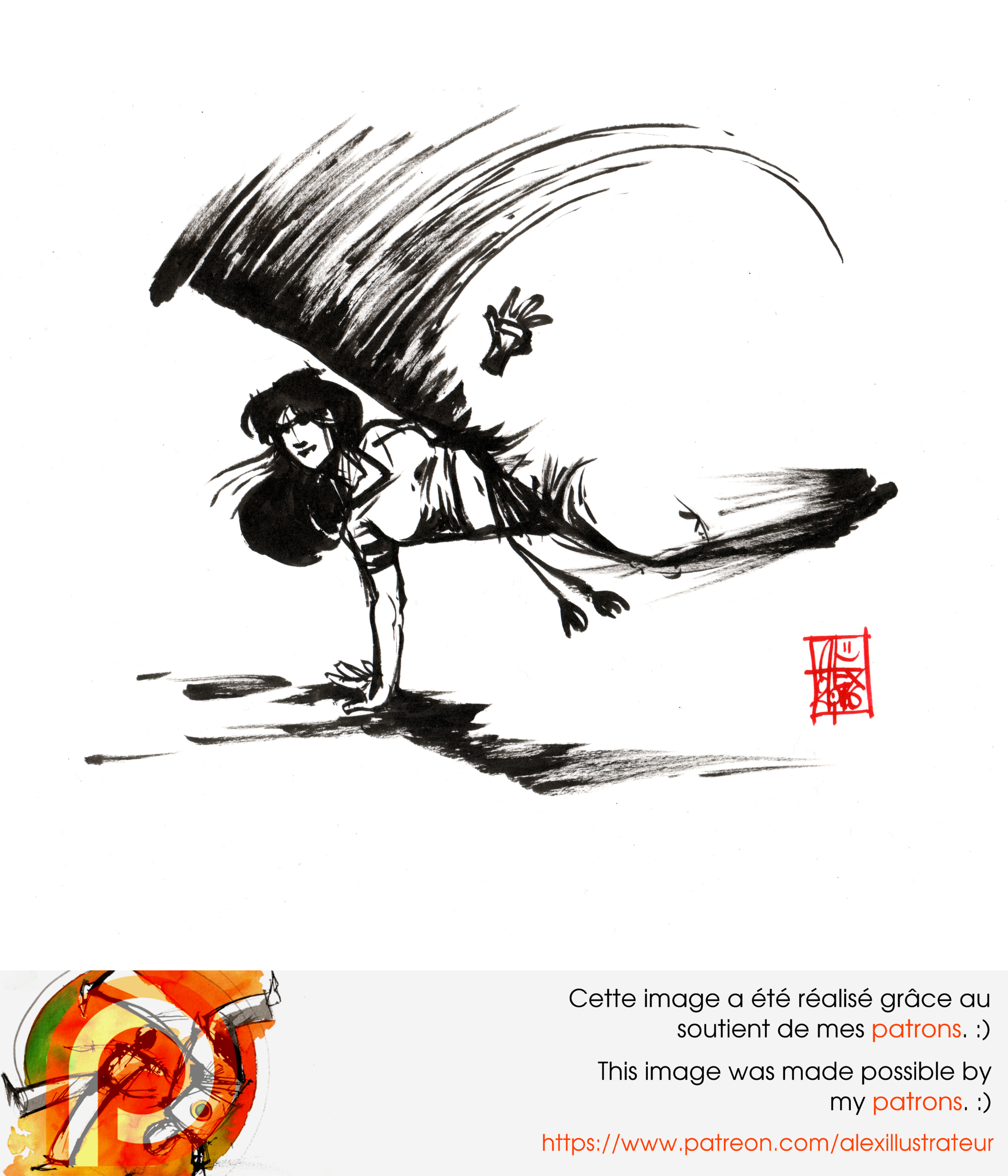 Illustration : Capoeira – 1050