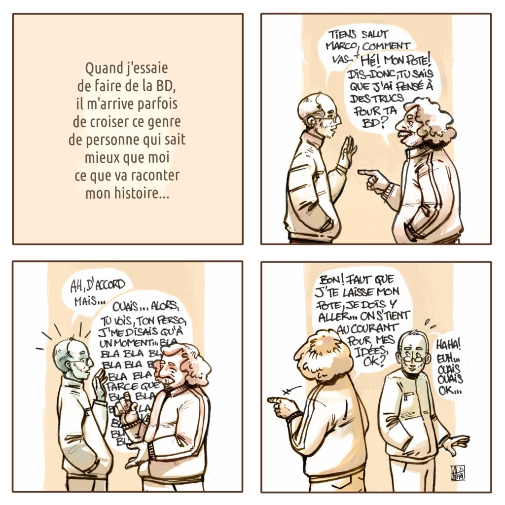 Des fois tu croises une personne qui sait tout mieux que toi...
