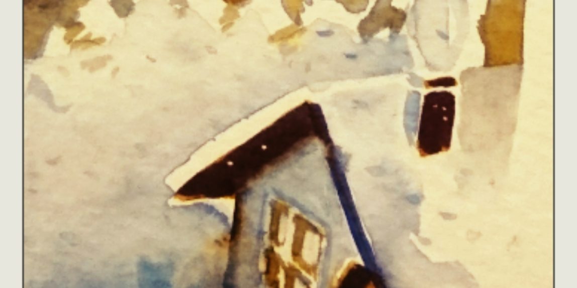 Petite aquarelle de l’hiver.