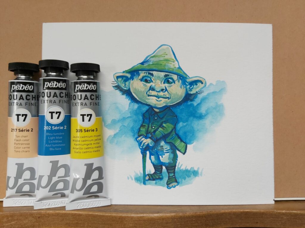 Tubes de gouaches