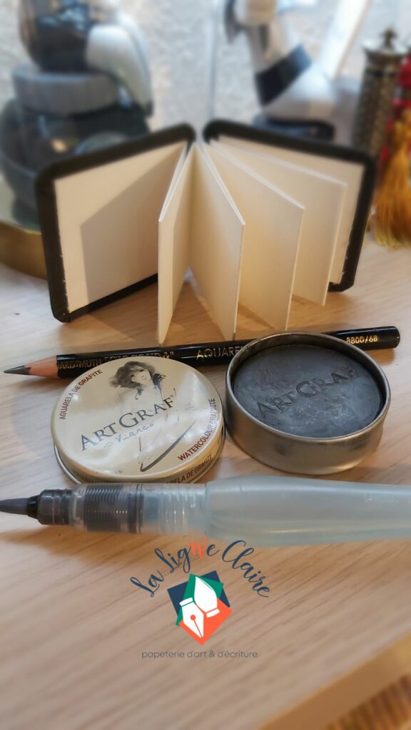 Graphite aquarellable