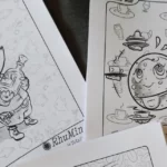 Photo de flyers représentants des créatures magiques