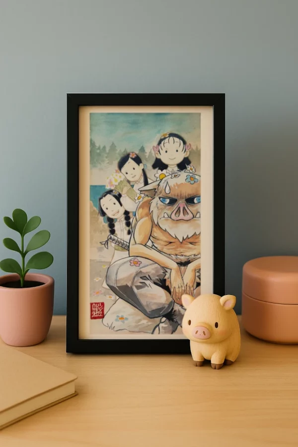 Fan-art INOSUKE – Œuvre originale signée (20x40cm)