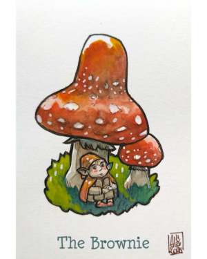 Le Lutin / The Brownie – Illustration HD