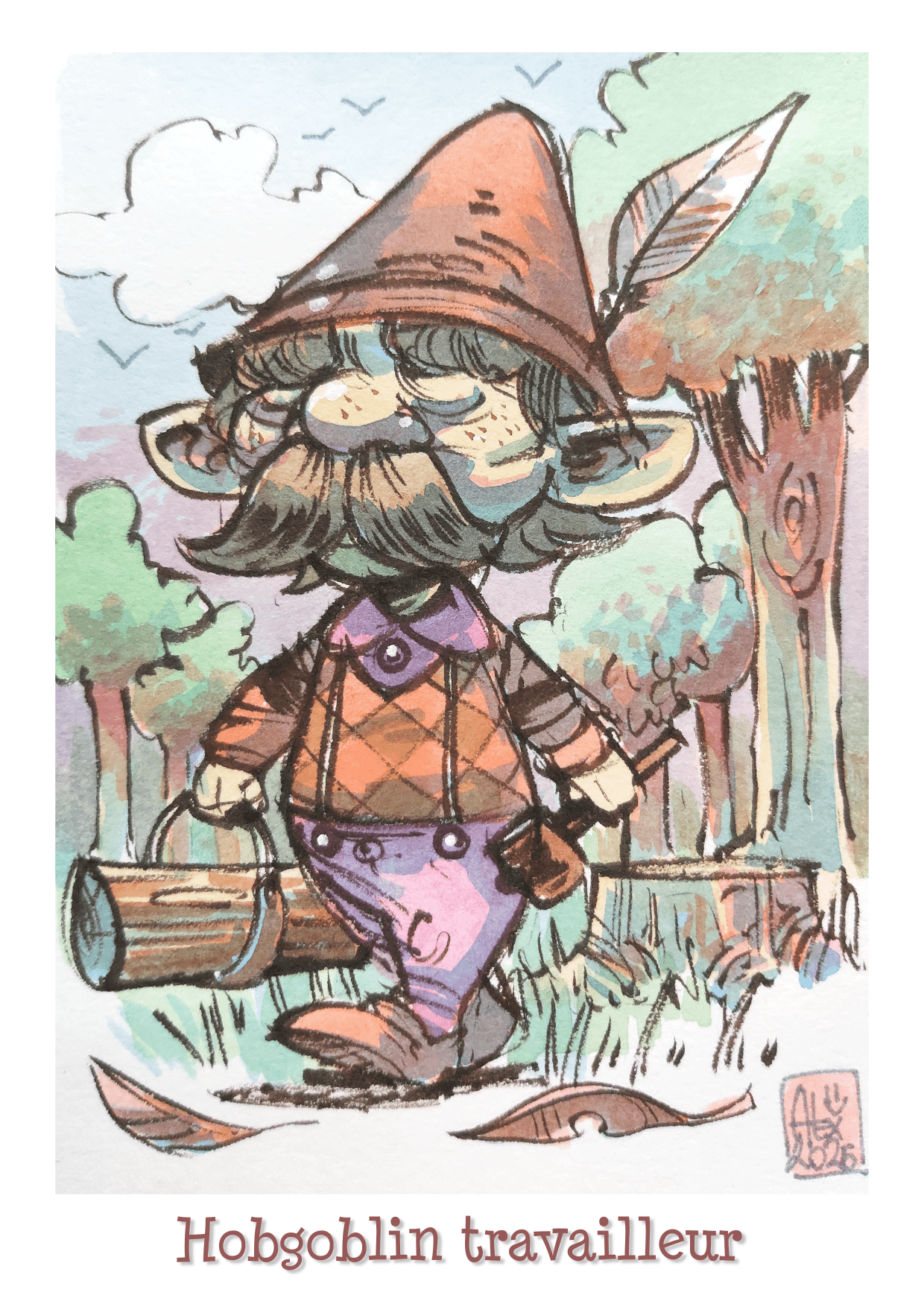 Le hobgoblin / The Hobgoblin – Illustration HD – Image 2