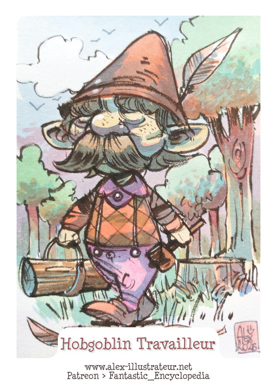 Le hobgoblin / The Hobgoblin – Illustration HD