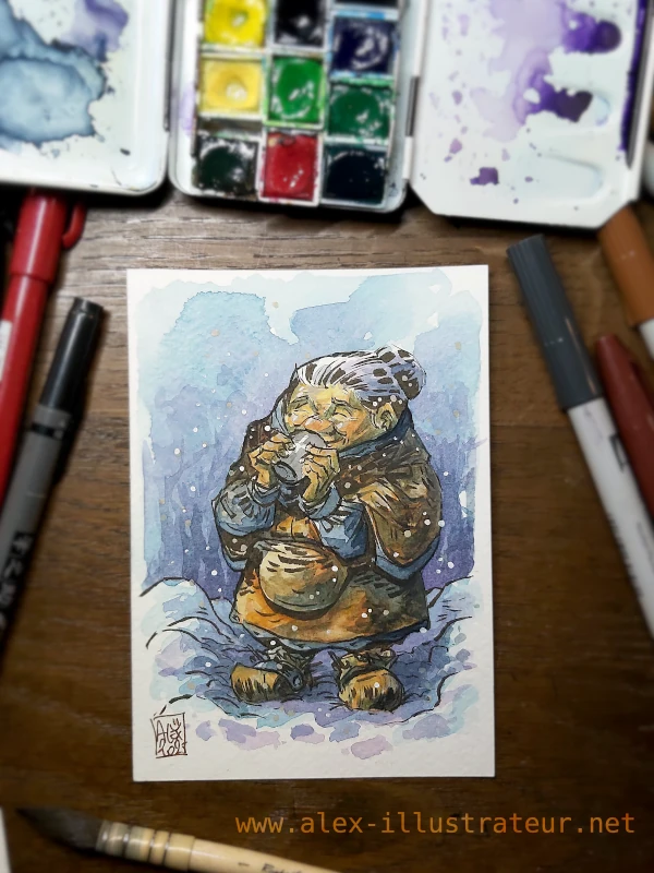 La tante Arié / Aunty Arié – Original – Image 2